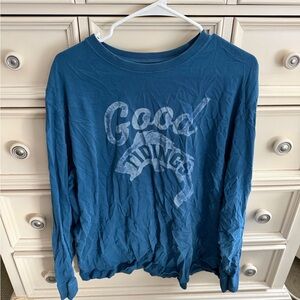 Life Is Good Teal Graphic Shirt